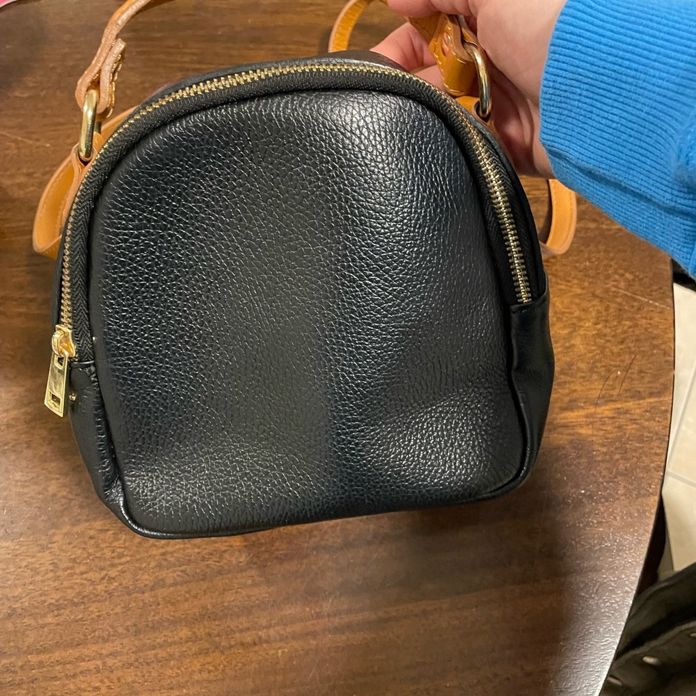 Divina Firenze Black Leather Bag